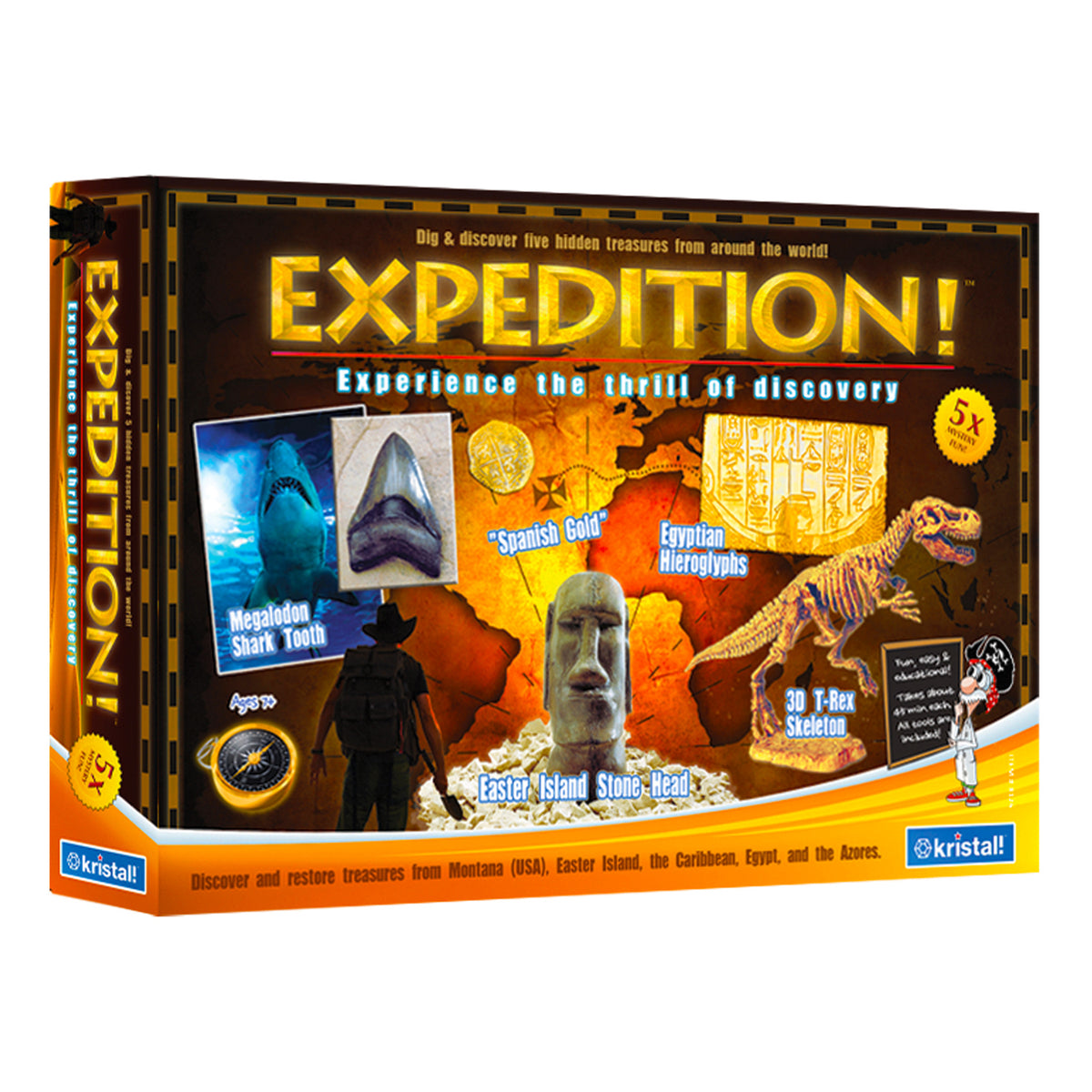 Expedition!™ - Item 8126:  Discover 5 Treasures from Around the World by KRISTAL EDUCATIONAL INC.