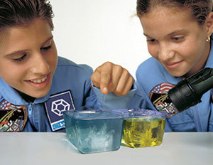 Space Age Crystals® - Item 504: Grow 4 Crystals "Aquamarine", "Diamond", "Azurite"