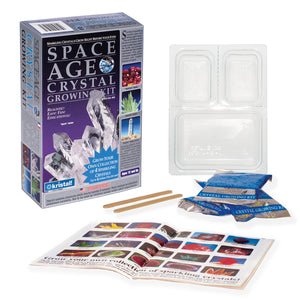 Z: Space Age Crystals® - Item 503_CAN: Grow 4 Crystals "Quartz", "Amethyst", "Emerald" & "Fluorite" (CANADIAN VERSION)