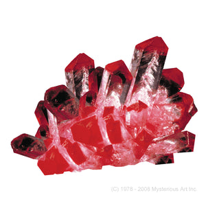 Z: Space Age Crystals® - Item 672_CAN: Grows 6 "Citrine & Ruby" Geodes & Crystals (CANADIAN VERSION)