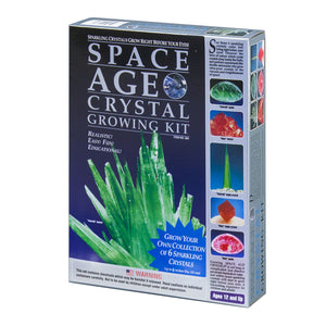 Space Age Crystals® - Item 665: Grow 6 "Emerald & Ruby" Geodes & Crystals