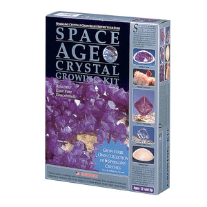 Space Age Crystals® - Item 667: Grow 6 "Amethyst & Diamond" Geodes & Crystals
