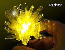 Load image into Gallery viewer, Space Age Crystals® - Item 785: Grows &quot;Citrine&quot; on multi-colour LED base
