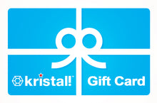 Load image into Gallery viewer, The Kristal Corporation - Gift Card for $25, $50, $75 or $100 US