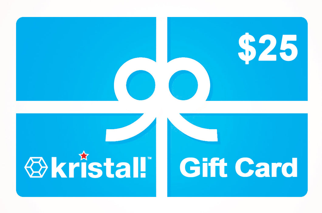 The Kristal Corporation - Gift Card for $25, $50, $75 or $100 US