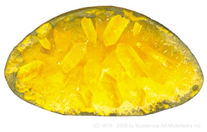 Space Age Crystals® - Item 672: Grows 6 "Citrine & Ruby" Geodes & Crystals