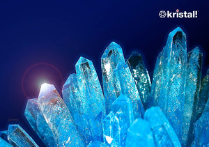 Space Age Crystals® - Item 674: Grows 6 "Aquamarine & Quartz" Geodes & Crystals