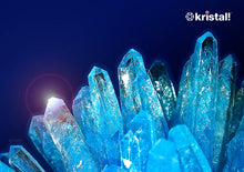 Load image into Gallery viewer, Space Age Crystals® - Item 504: Grow 4 Crystals &quot;Aquamarine&quot;, &quot;Diamond&quot;, &quot;Azurite&quot;